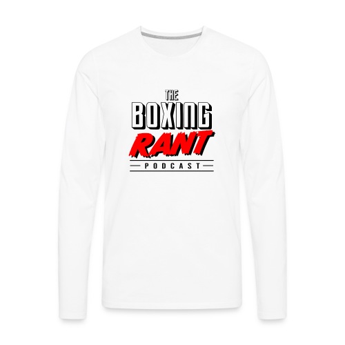 The Boxing Rant - Stack Logo - Men's Premium Long Sleeve T-Shirt