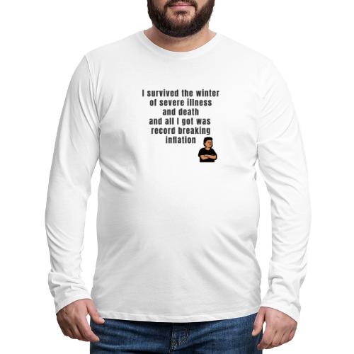 Winter of illnes and death - Men's Premium Long Sleeve T-Shirt
