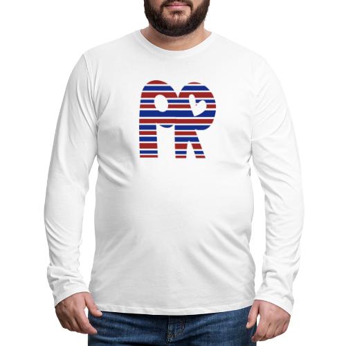 Puerto Rico is PR - Men's Premium Long Sleeve T-Shirt