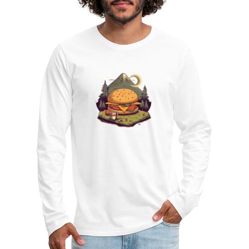 Cheeseburger Campout - Men's Premium Long Sleeve T-Shirt