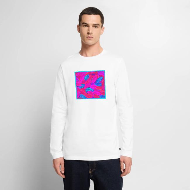 Vibrant Neon Leaves Artful Elegance