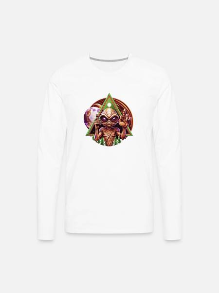 IlluminET6 - Men's Premium Long Sleeve T-Shirt - white
