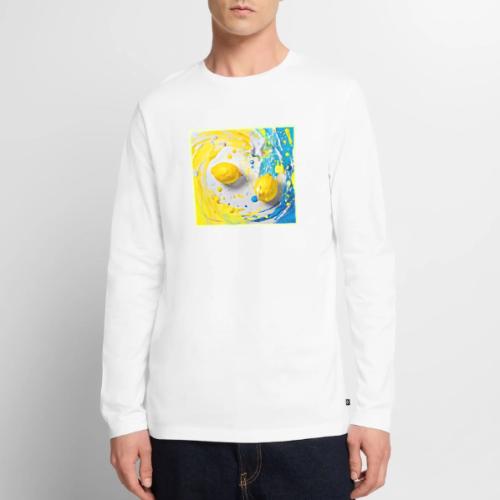 Lemons in a Splash - Men's Premium Long Sleeve T-Shirt