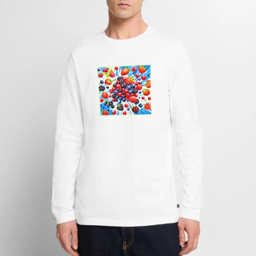 Colorful Berry Fiesta Design - Men's Premium Long Sleeve T-Shirt
