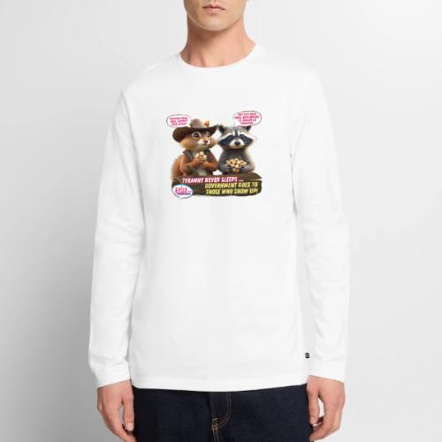 Freedom Squirrel and Raccoon - Men's Premium Long Sleeve T-Shirt