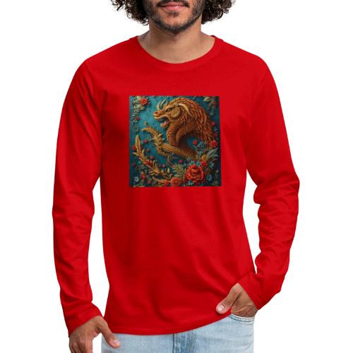 Fantasy souvenirs, regional Mexican designs - Men's Premium Long Sleeve T-Shirt