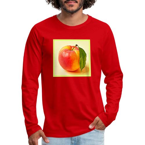 Feel the Fresh Peach Summer Vibe Design - Men's Premium Long Sleeve T-Shirt