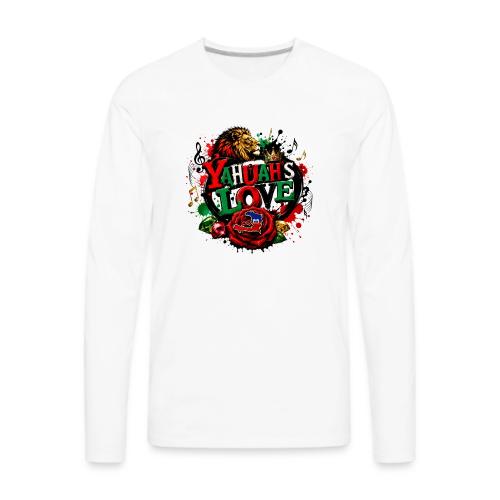 YAHUAH'S LOVE - Men's Premium Long Sleeve T-Shirt