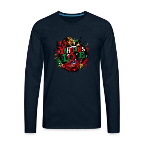 YAHUAH'S LOVE - Men's Premium Long Sleeve T-Shirt