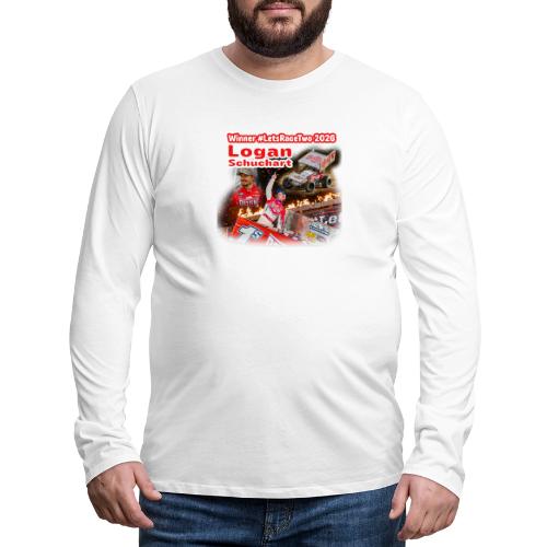 Logan Schuchart #LetsRaceTwo Winner - Men's Premium Long Sleeve T-Shirt