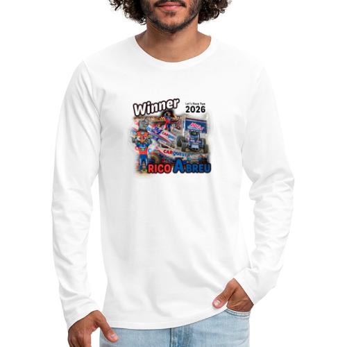 Rico Abreu #LetsRaceTwo Winner - Men's Premium Long Sleeve T-Shirt