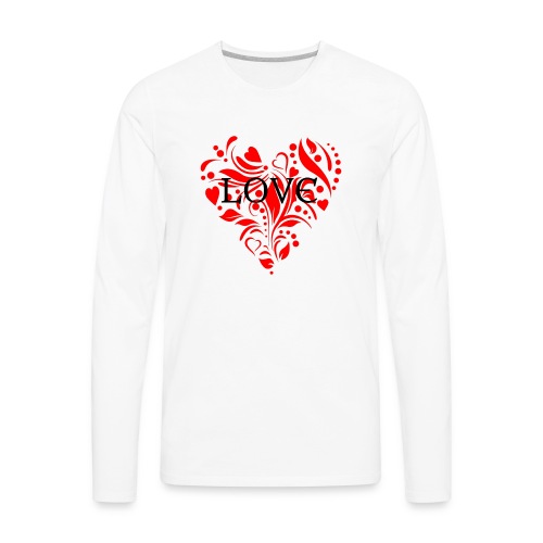 loveheArt - Men's Premium Long Sleeve T-Shirt