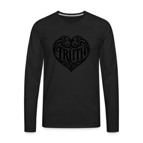 TRUTH in HEART - Men's Premium Long Sleeve T-Shirt