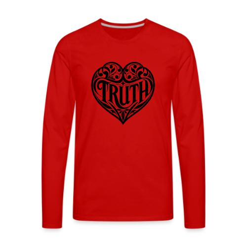 TRUTH in HEART - Men's Premium Long Sleeve T-Shirt