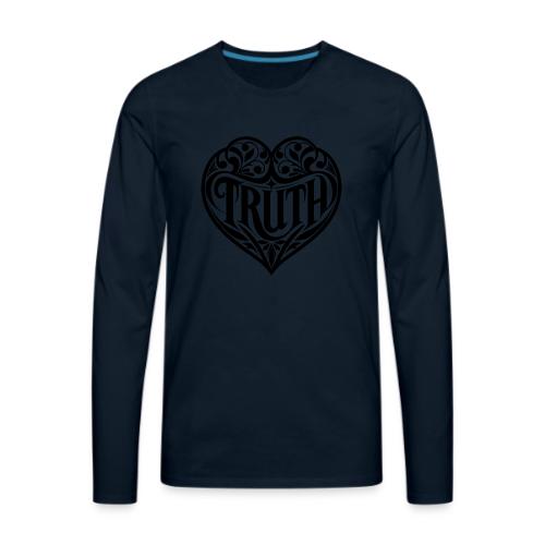 TRUTH in HEART - Men's Premium Long Sleeve T-Shirt