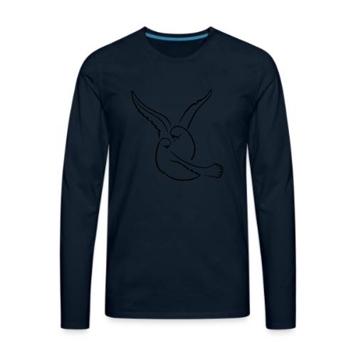 EMBRACED_TURTLEDOVES - Men's Premium Long Sleeve T-Shirt