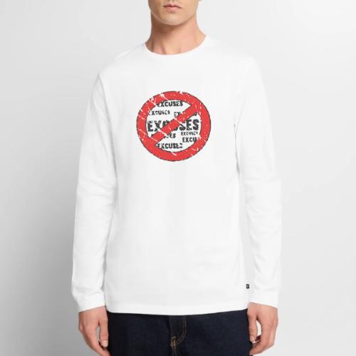 No Excuses | Vintage Style - Men's Premium Long Sleeve T-Shirt