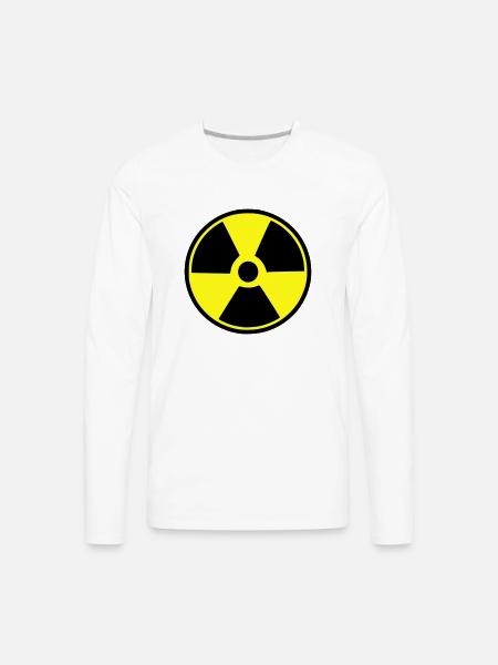 radioactive - Men's Premium Long Sleeve T-Shirt - white