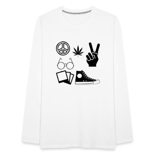 hippie - Men's Premium Long Sleeve T-Shirt