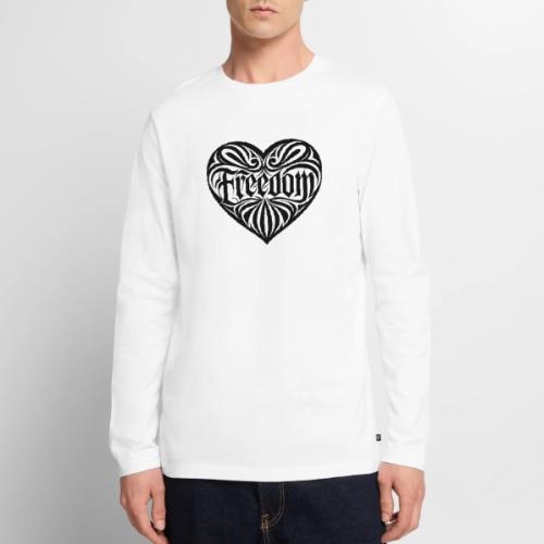 FREEDOM in Heart - Men's Premium Long Sleeve T-Shirt