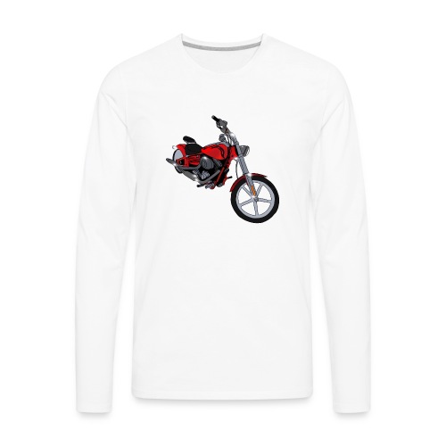 Motorcycle red - Men's Premium Long Sleeve T-Shirt