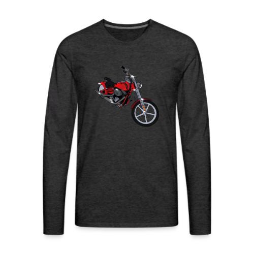 Motorcycle red - Men's Premium Long Sleeve T-Shirt