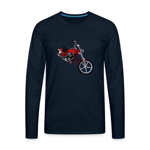 Motorcycle red - Men's Premium Long Sleeve T-Shirt