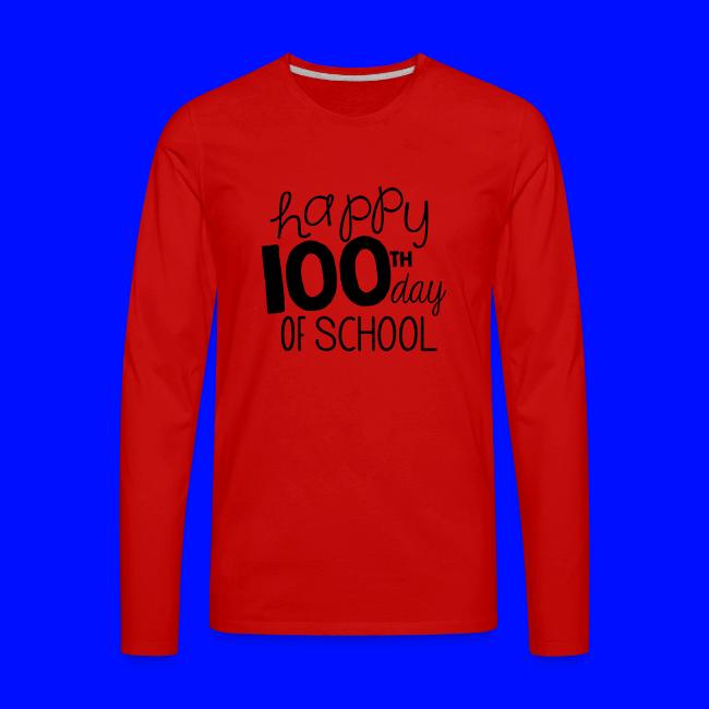 Happy 100th Day of School Chalk Teacher T-Shirt