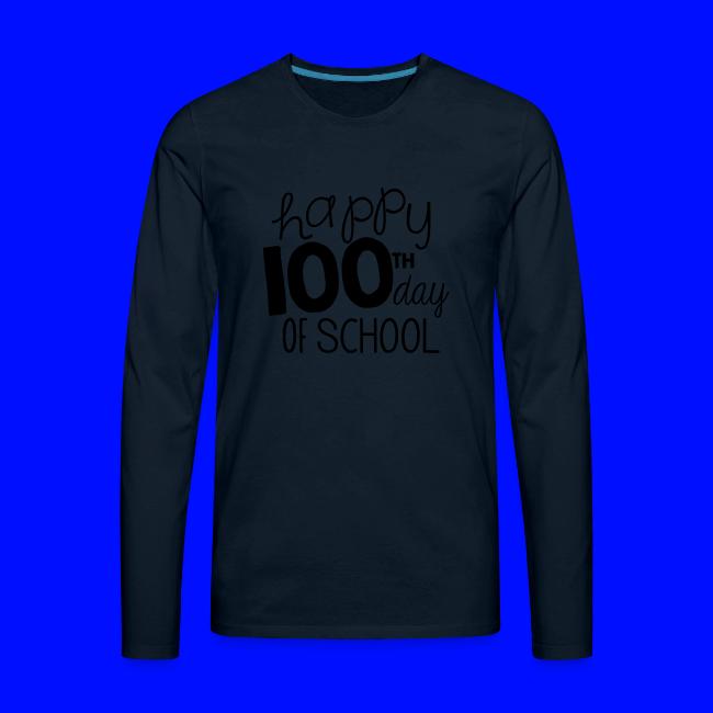 Happy 100th Day of School Chalk Teacher T-Shirt