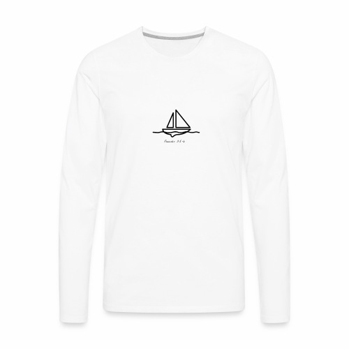 Dawn Klinge logo black - Men's Premium Long Sleeve T-Shirt