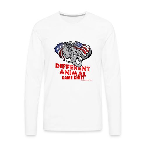 Different Animal Same Shit - Men's Premium Long Sleeve T-Shirt