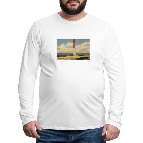 Barnegat Lighthouse NJ - Men's Premium Long Sleeve T-Shirt