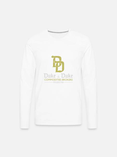 Duke and Duke - Men's Premium Long Sleeve T-Shirt - white