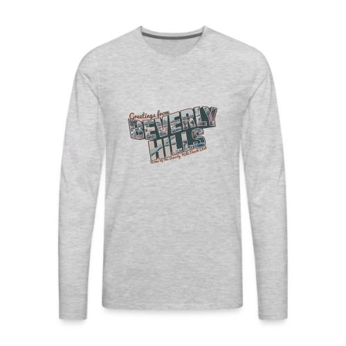 90210 Greetings Tee - Men's Premium Long Sleeve T-Shirt