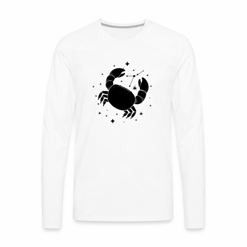 Protective Cancer Constellation Month June July - Men's Premium Long Sleeve T-Shirt