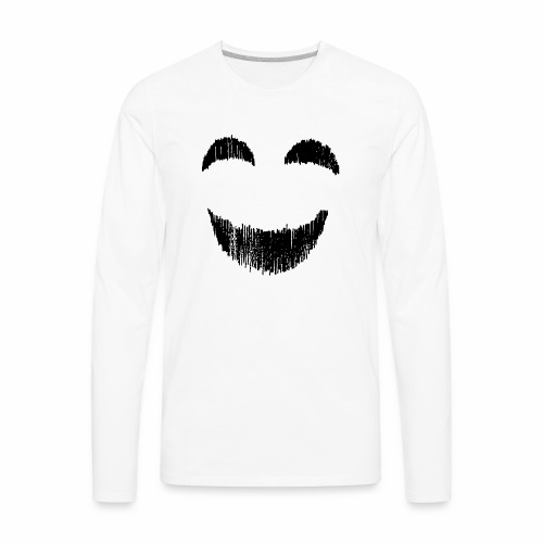 Creepy Monster Nightmare Halloween Face - Men's Premium Long Sleeve T-Shirt