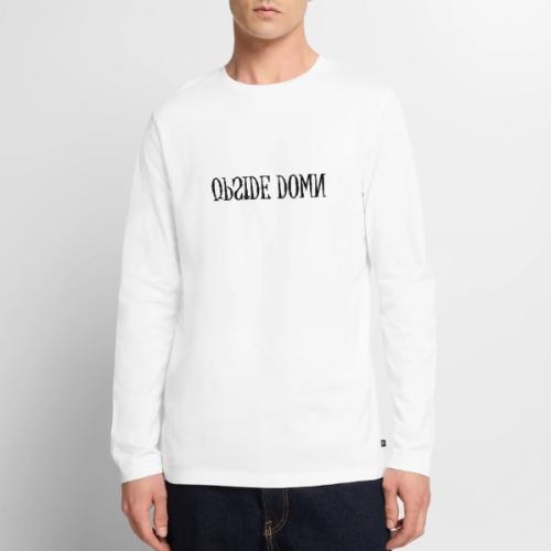 Upside Down Word Art - Men's Premium Long Sleeve T-Shirt