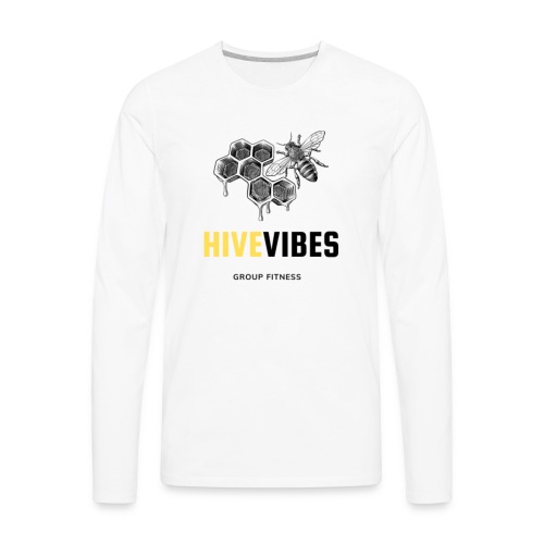 Hive Vibes Group Fitness Swag 2 - Men's Premium Long Sleeve T-Shirt