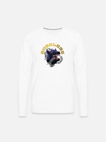 RUTHLESS - Men's Premium Long Sleeve T-Shirt - white