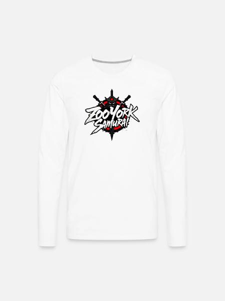 Zoo York Samurai - Men's Premium Long Sleeve T-Shirt - white