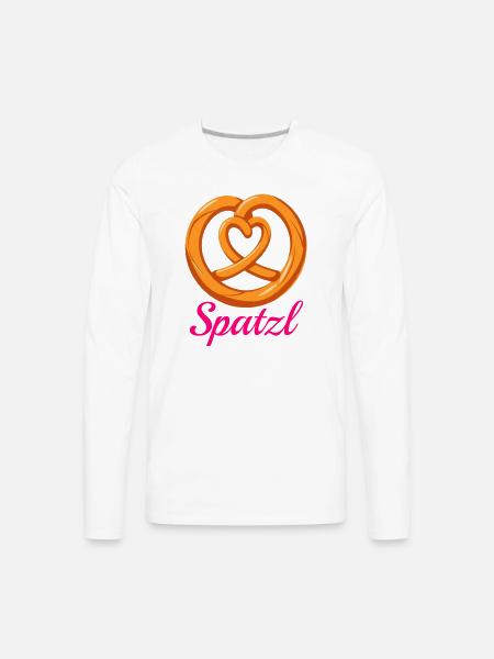 pretzel spatzl - Men's Premium Long Sleeve T-Shirt - white