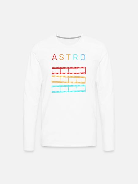 Astrophotography Telescope - Men's Premium Long Sleeve T-Shirt - white