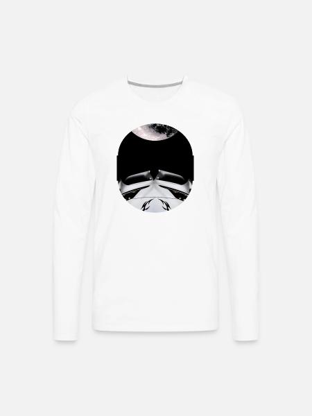Moonlit Carfront Noir - Men's Premium Long Sleeve T-Shirt - white