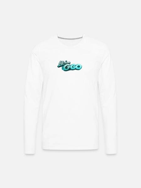Life from GO - Men's Premium Long Sleeve T-Shirt - white