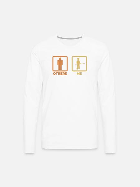 Me as a Baker - Men's Premium Long Sleeve T-Shirt - white