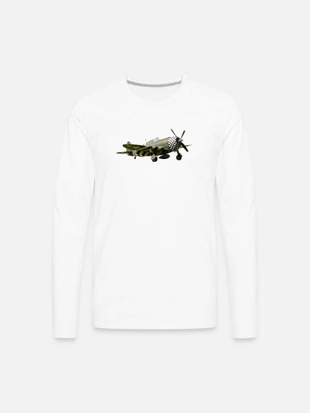 P-47 Thunderbolt - Men's Premium Long Sleeve T-Shirt - white