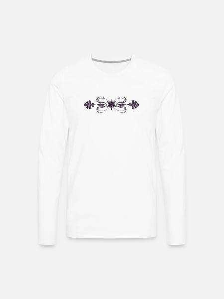 Ornament - Men's Premium Long Sleeve T-Shirt - white