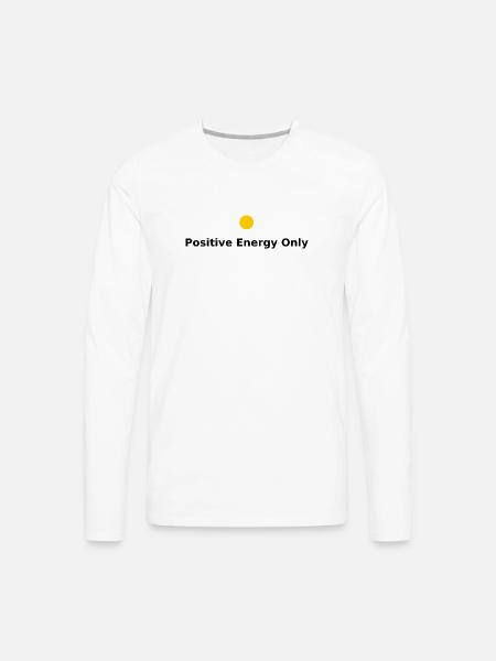 Solar Minimal Sunrise - Men's Premium Long Sleeve T-Shirt - white