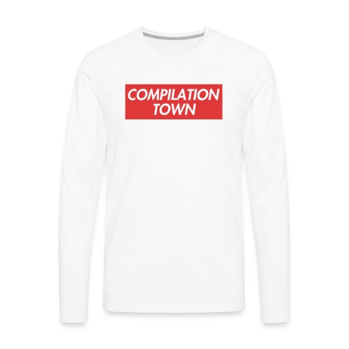 Compilation Town Supreme Parody Merch - Men's Premium Long Sleeve T-Shirt