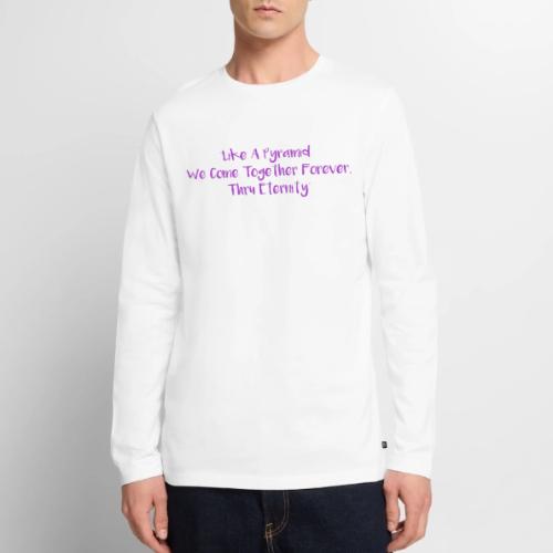 TOGETHER FOREVER (PURPLE PRINT) - Men's Premium Long Sleeve T-Shirt